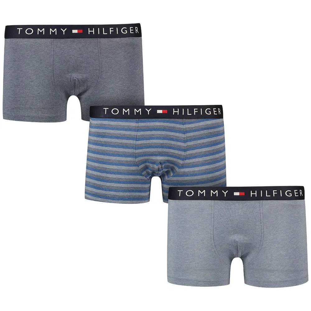 

Трусы-боксеры Tommy Hilfiger Print 3 units, серый