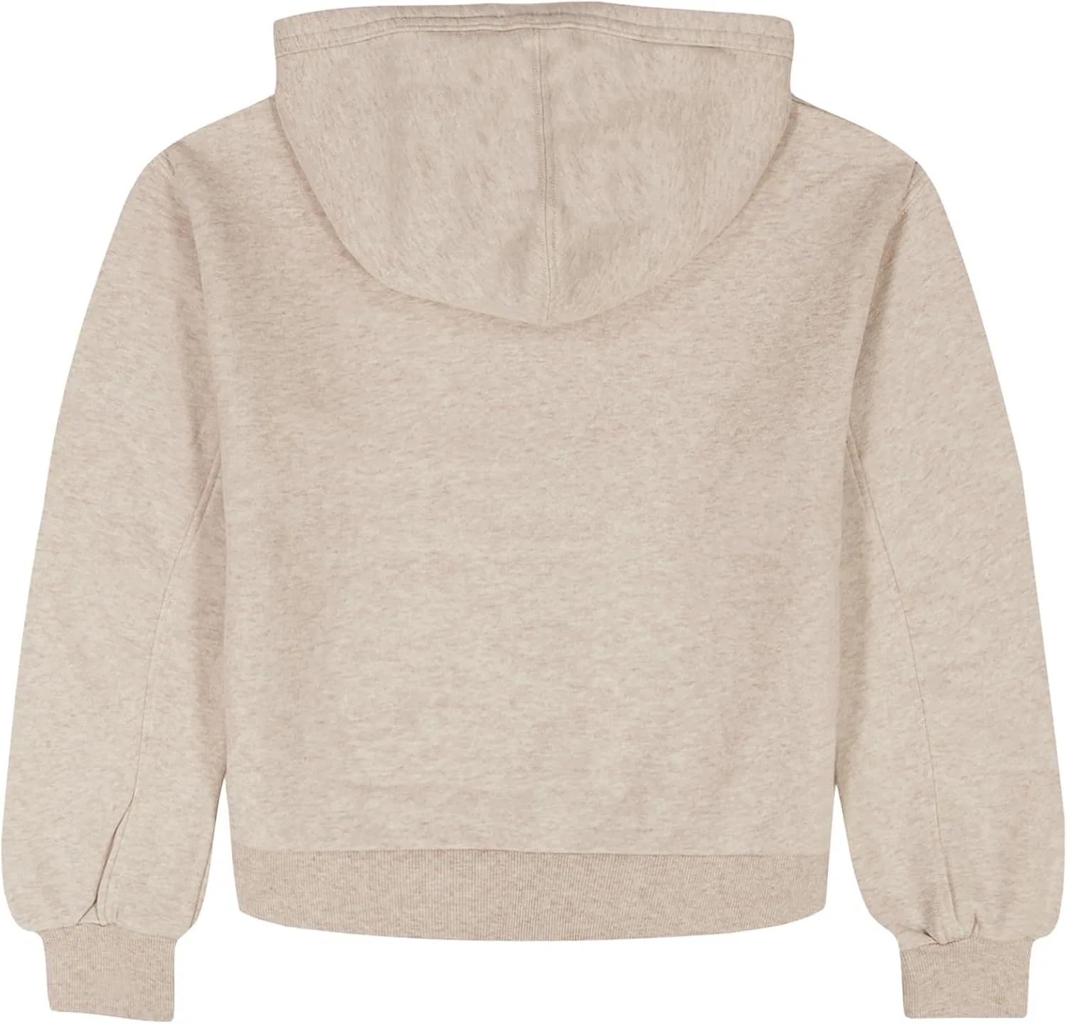 Детская флисовая кофта Calvin Klein, цвет Taupe Heather — фото 2