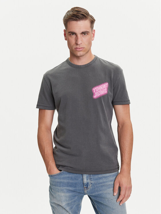 

Футболка regular fit Novelty DM0DM21829 Tommy Jeans, серый