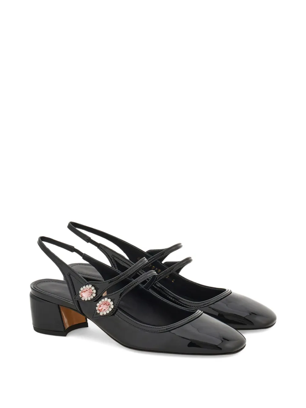 Туфли Мэри Джейн 40 с ремешком на пятке Ferragamo, черный — фото 2
