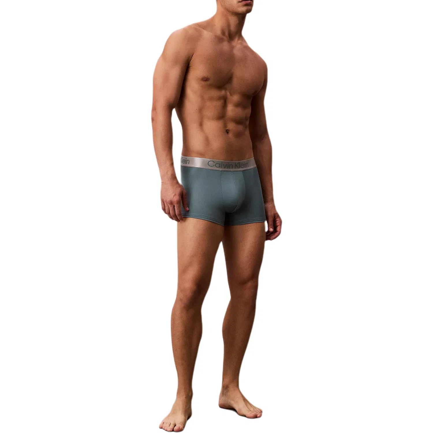 Боксеры Calvin Klein 3 шт (фиолетовый, зеленый, розовый) — фото 3