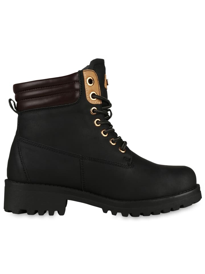 Ботильоны VAN HILL Worker Boots Grace, черный — фото 3