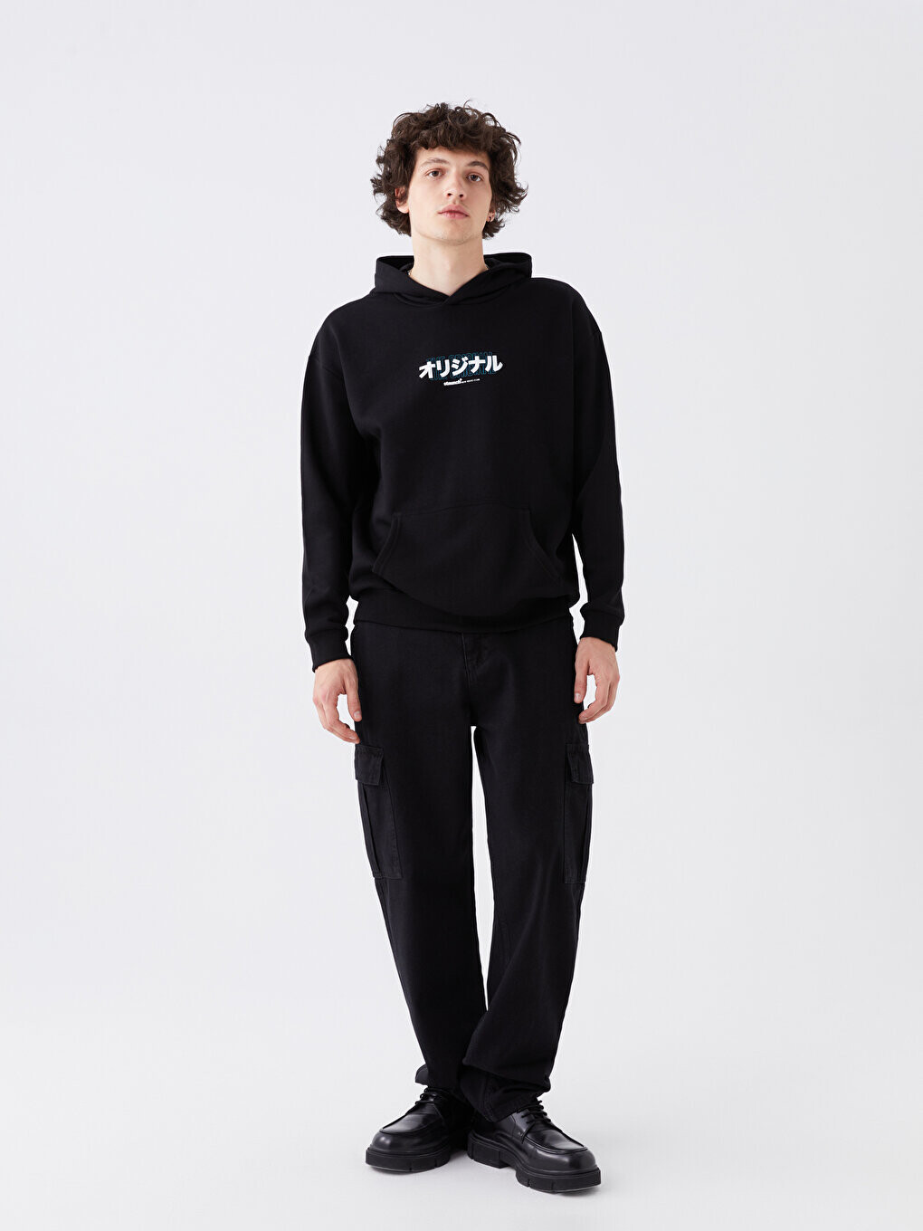 

Мужские джинсовые брюки Baggy Fit LCW Jeans, черное родео, Черный, Мужские джинсовые брюки Baggy Fit LCW Jeans, черное родео