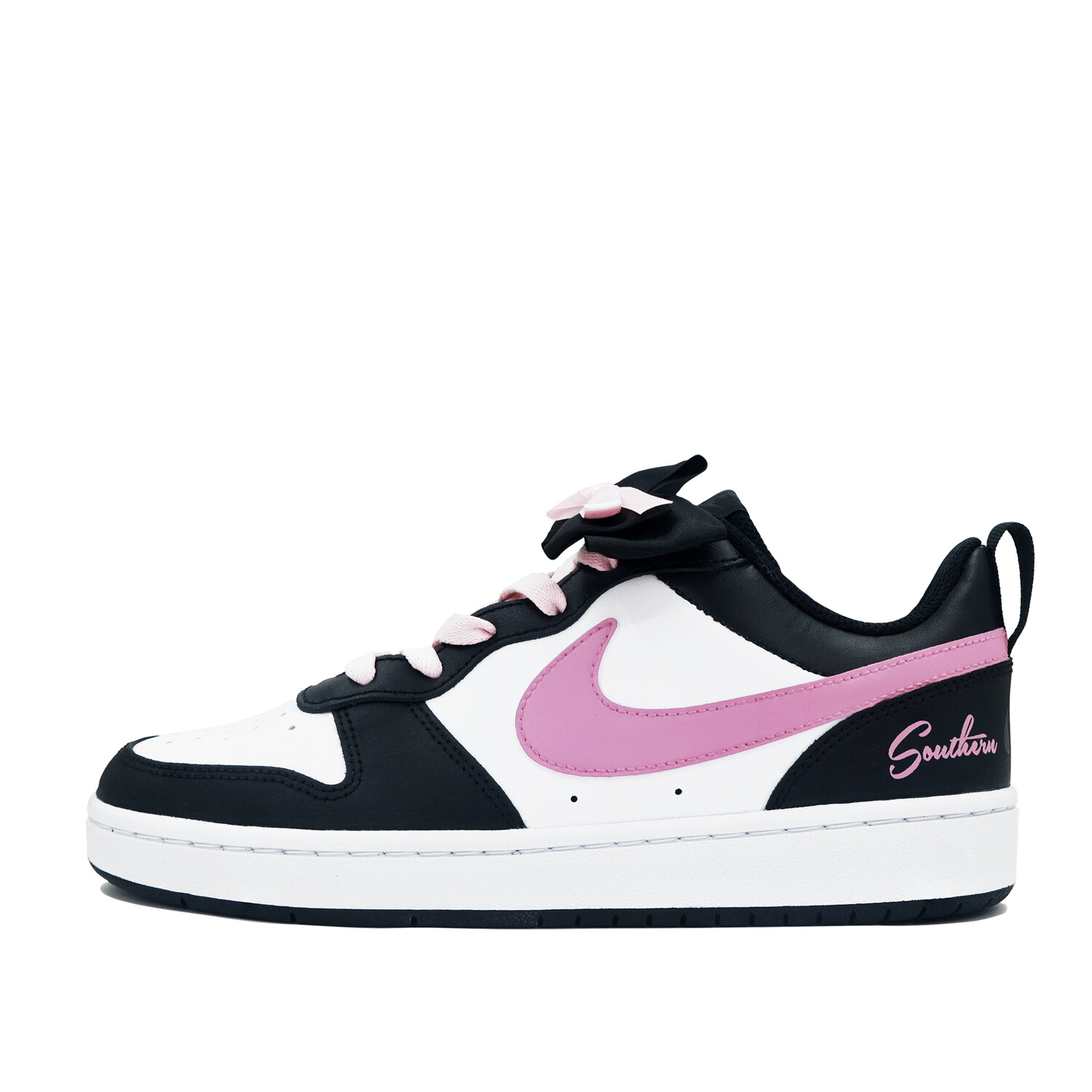 

Кроссовки Nike Court Borough Skateboarding Shoes Women's Low-top Pink Purple, фиолетовый