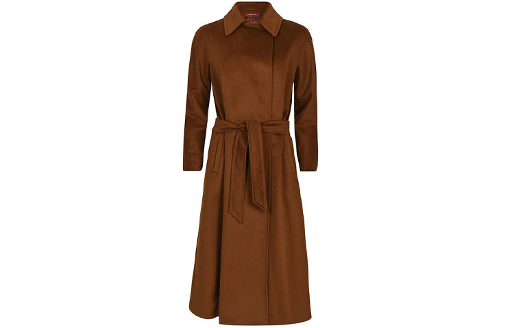 

MaxMara Studio Коричневое женское пальто, Brown