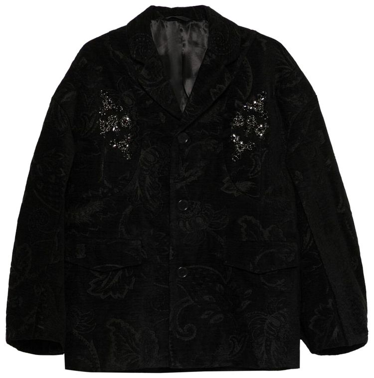 

Куртка Simone Rocha Boxy Armour Jacket 'Black', черный