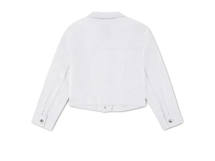 Куртка кроп твил Colored Twill Cropped Jacket abercrombie kids, Orchid Petal — фото 2
