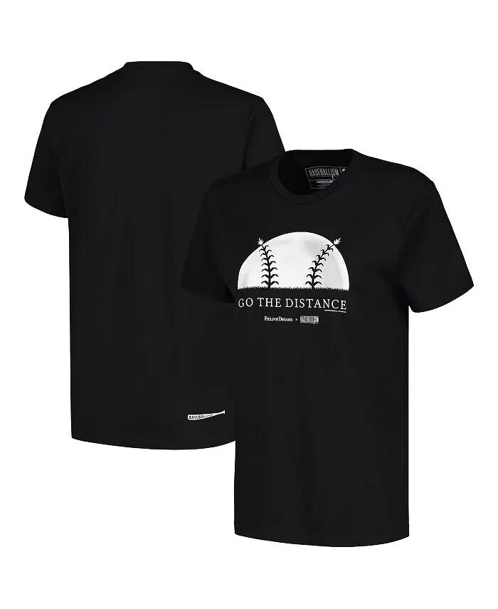 

Женская черная футболка Field of Dreams Go The Distance Baseballism, черный