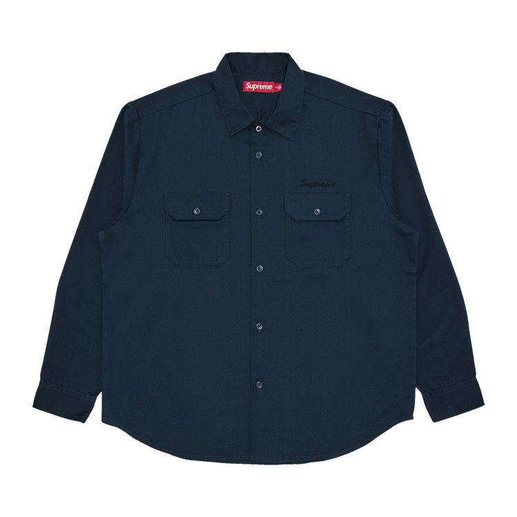 

Рубашка Supreme Snow White Work Shirt, Light Navy