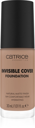 

Жидкая основа с матовым покрытием Catrice Invisible Cover Foundation, 037W 30 ml