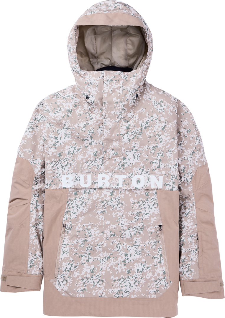 

Burton Куртка Frostner anorak snowfall camo/summit taupe S