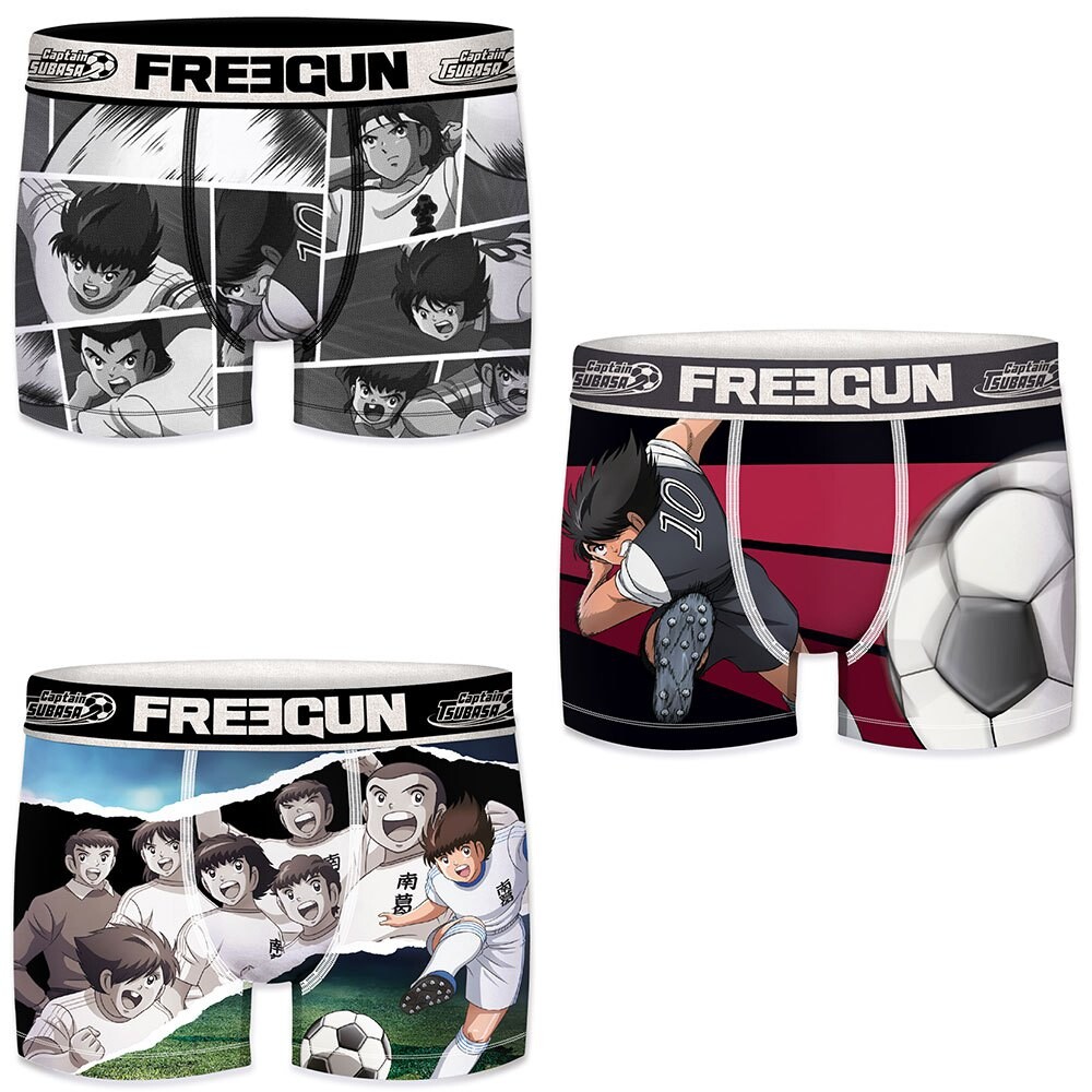 

Боксеры Freegun Oliver Benji Captain tsubasa microfiber PK5485 3 шт, разноцветный