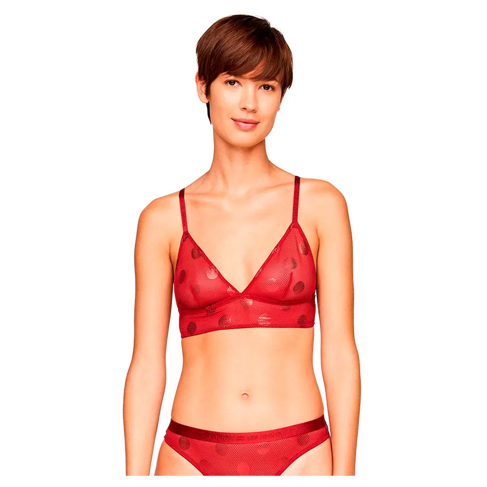 

Бюстгальтер Tommy Hilfiger Essential Holiday Longline Triangle, красный