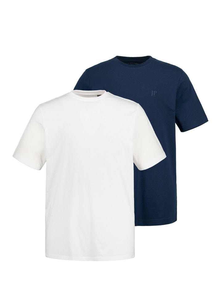 

Футболка с короткими рукавами темно-синего цвета JP1880, Синий, Футболка с короткими рукавами темно-синего цвета JP1880