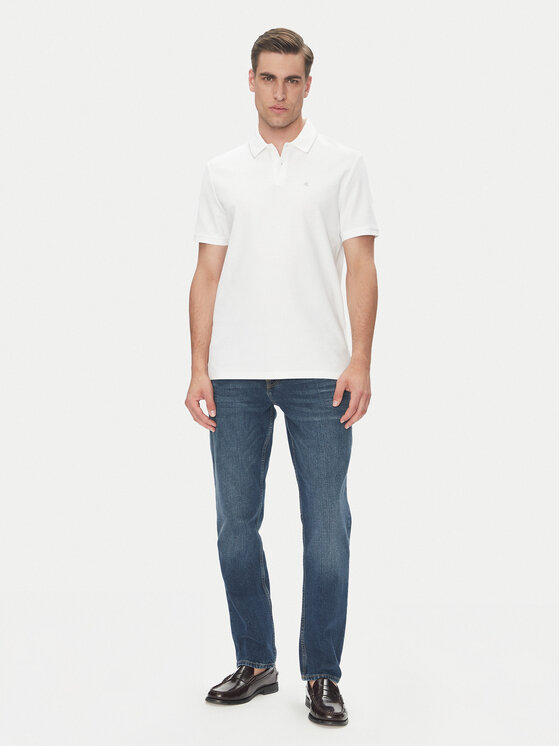 Рубашка поло стандартный крой LV04LC239G Calvin Klein, белый — фото 2