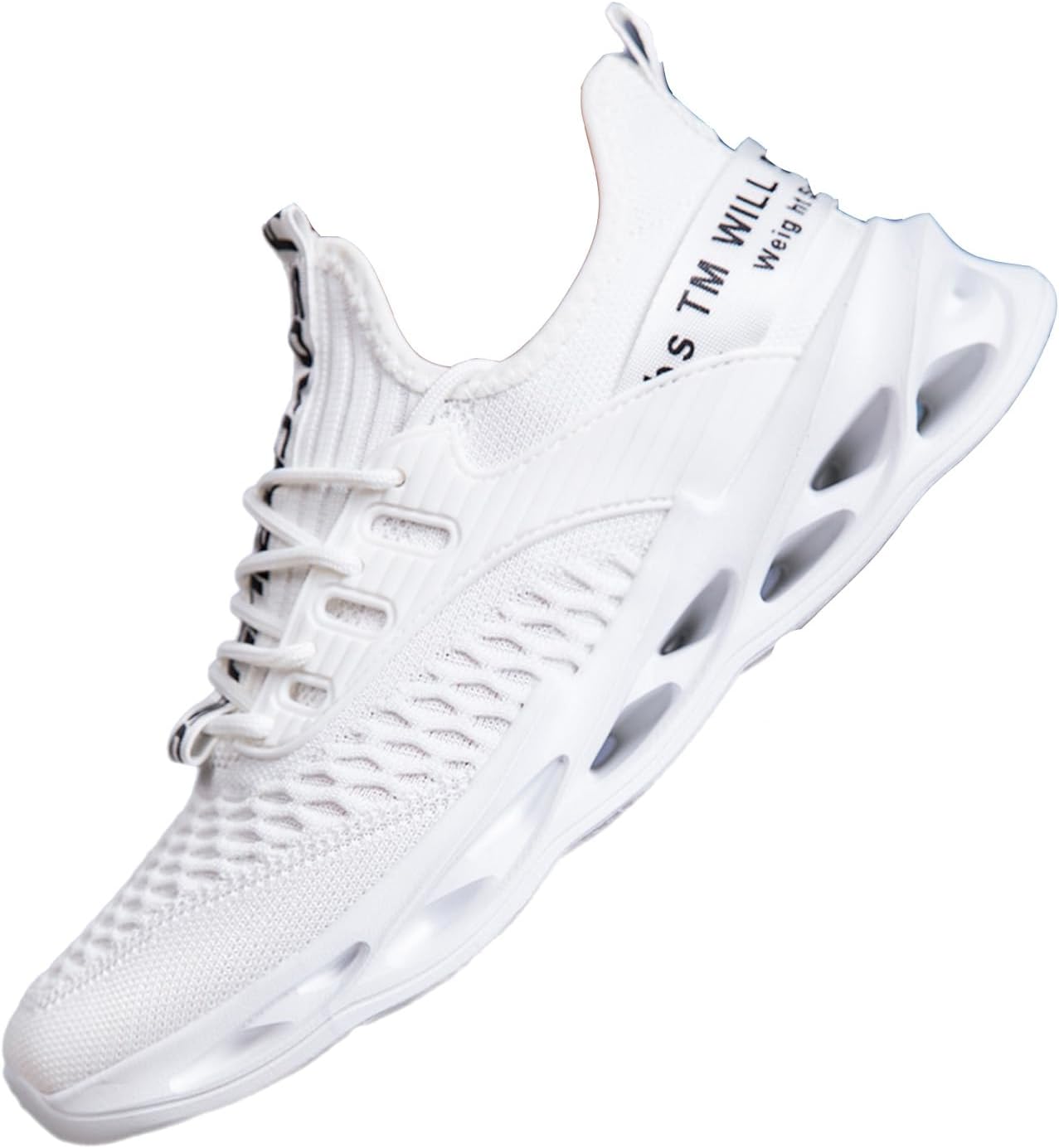 

Мужские легкие дышащие кроссовки для бега, удобные спортивные туфли с нескользящей подошвой Generic, белый