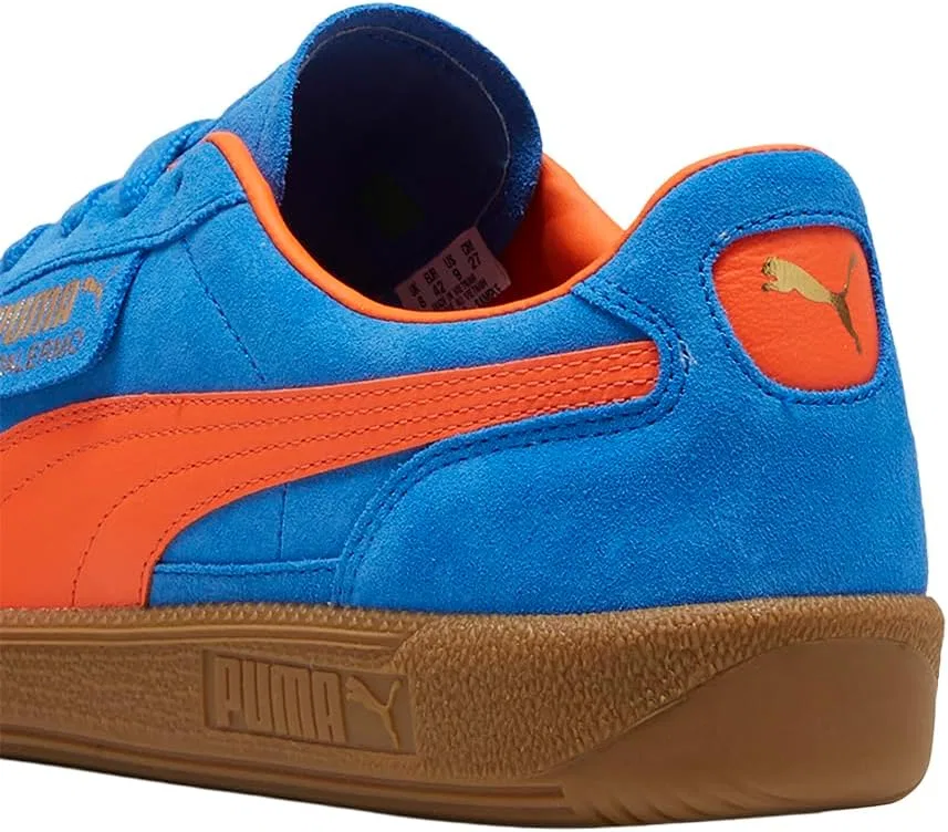 Кроссовки мужские PUMA Palermo Leather, цвет Blue — фото 4