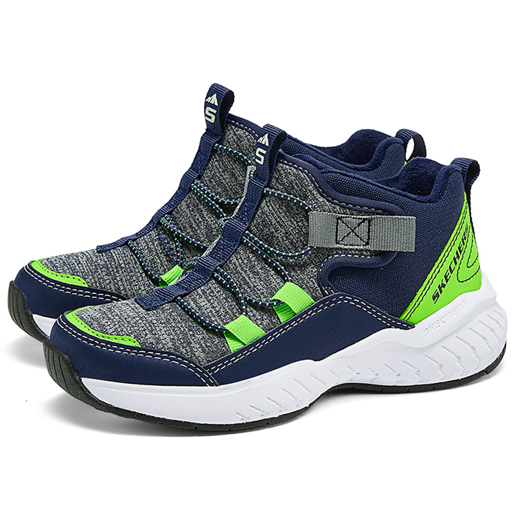 Детские ботинки Skechers Marine Blue/Lemon — фото 2