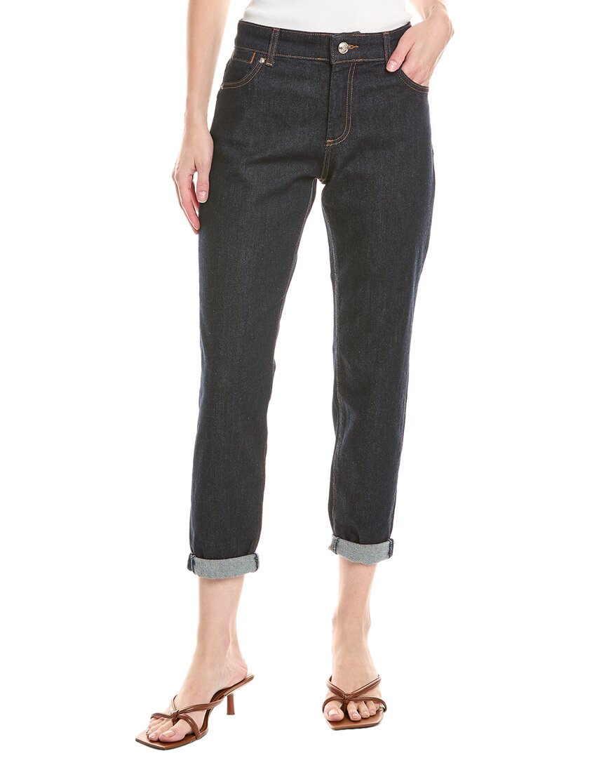 

Спортивные джинсы скинни Sportmax Edy в темной стирке, синий