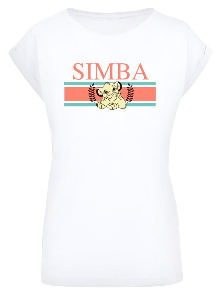 

Футболка F4NT4STIC Disney König der Löwen Simba Stripes, белый