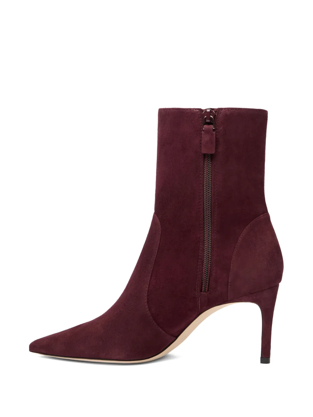 Ботильоны Stuart Power с заостренным носком и каблуком 75 мм Stuart Weitzman, красный — фото 3