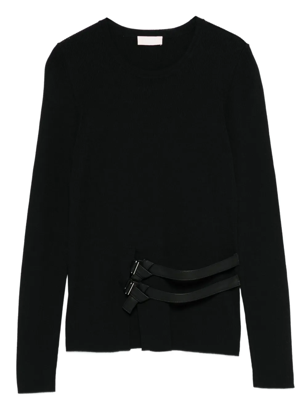 

Свитер с пряжкой Liu Jo, черный