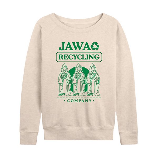 

Женская футболка с длинным рукавом French Terry от Jawa Recycling Company Star Wars