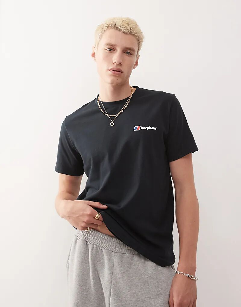 

Футболка Berghaus с логотипом спереди и сзади, цвет черный/черный