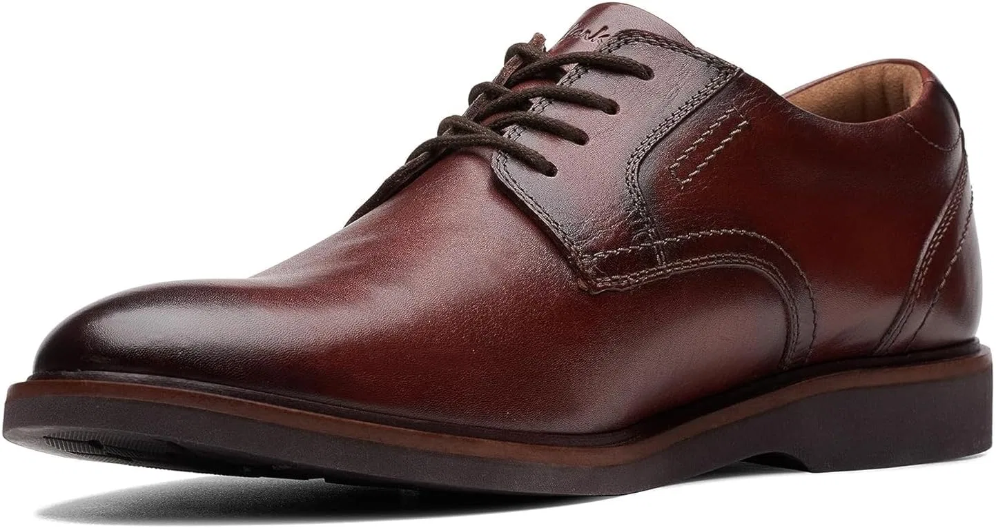 Женские кружевные оксфорды Clarks Malwood, Brown Leather