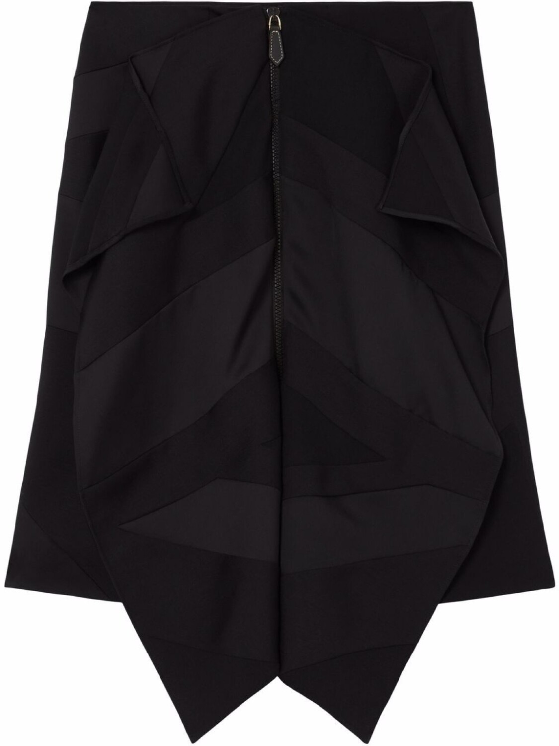 

Burberry юбка с драпировкой, черный