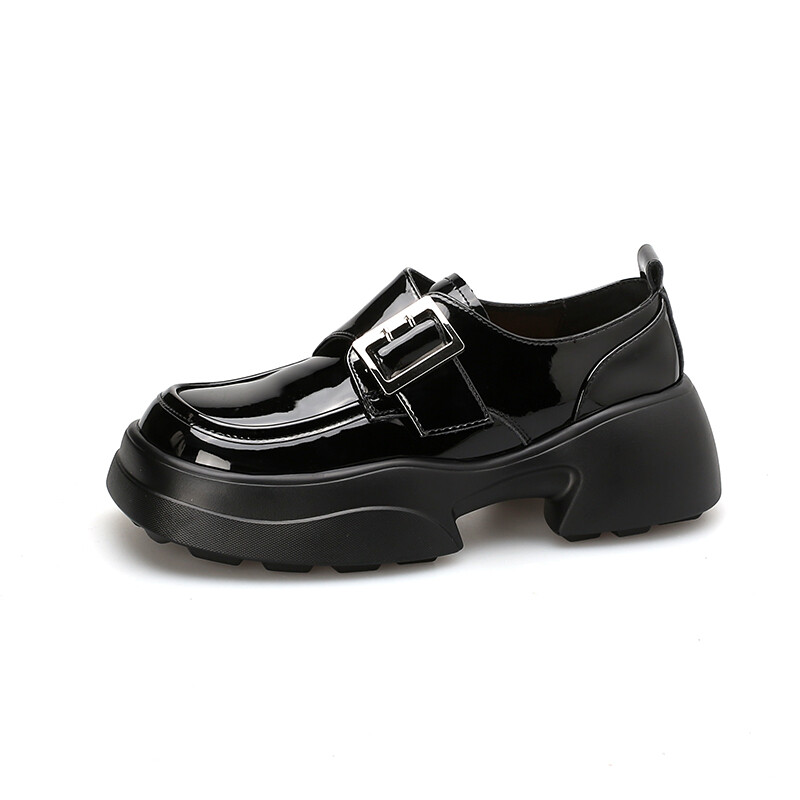 

Лоферы женские Aiqinisha, цвет Black Patent Leather