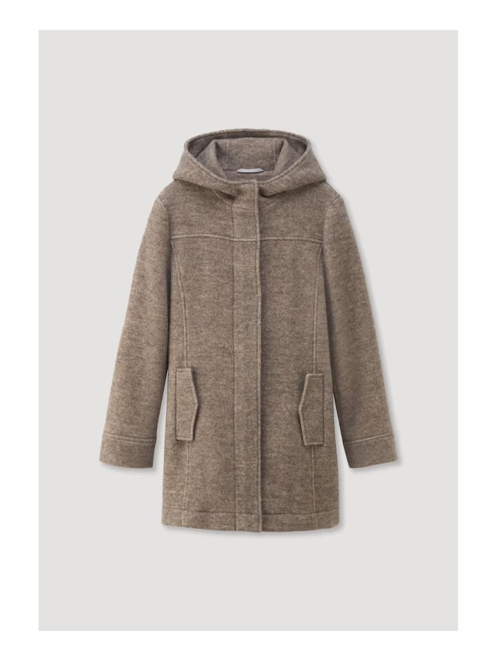 

Пуховик Hessnatur Regular aus regionaler Schurwolle, цвет naturbeige