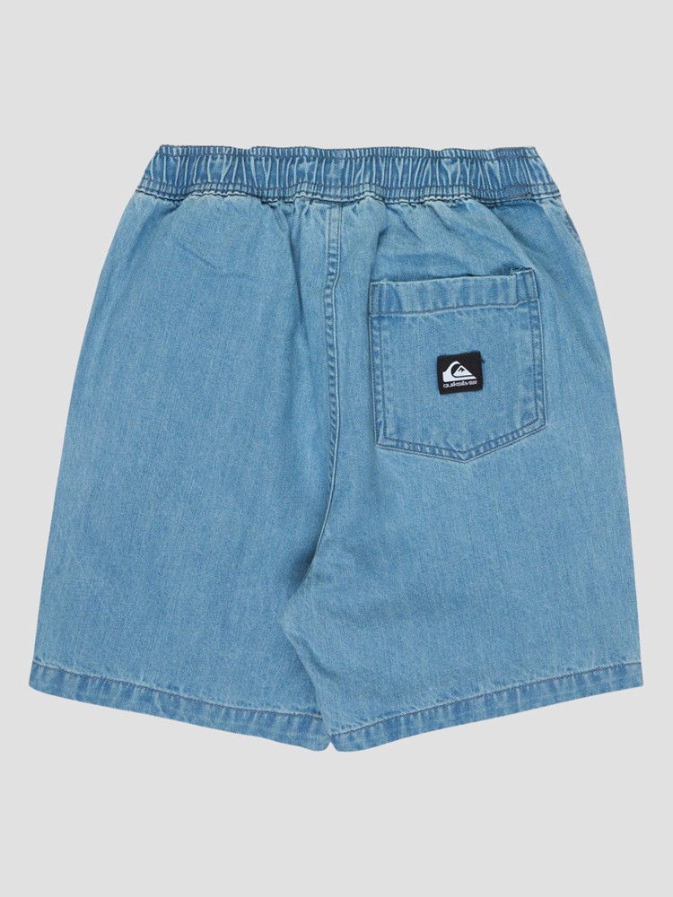Джинсовые шорты Quiksilver Taxer Denim Kids Shorts, 2001 stone wash — фото 2