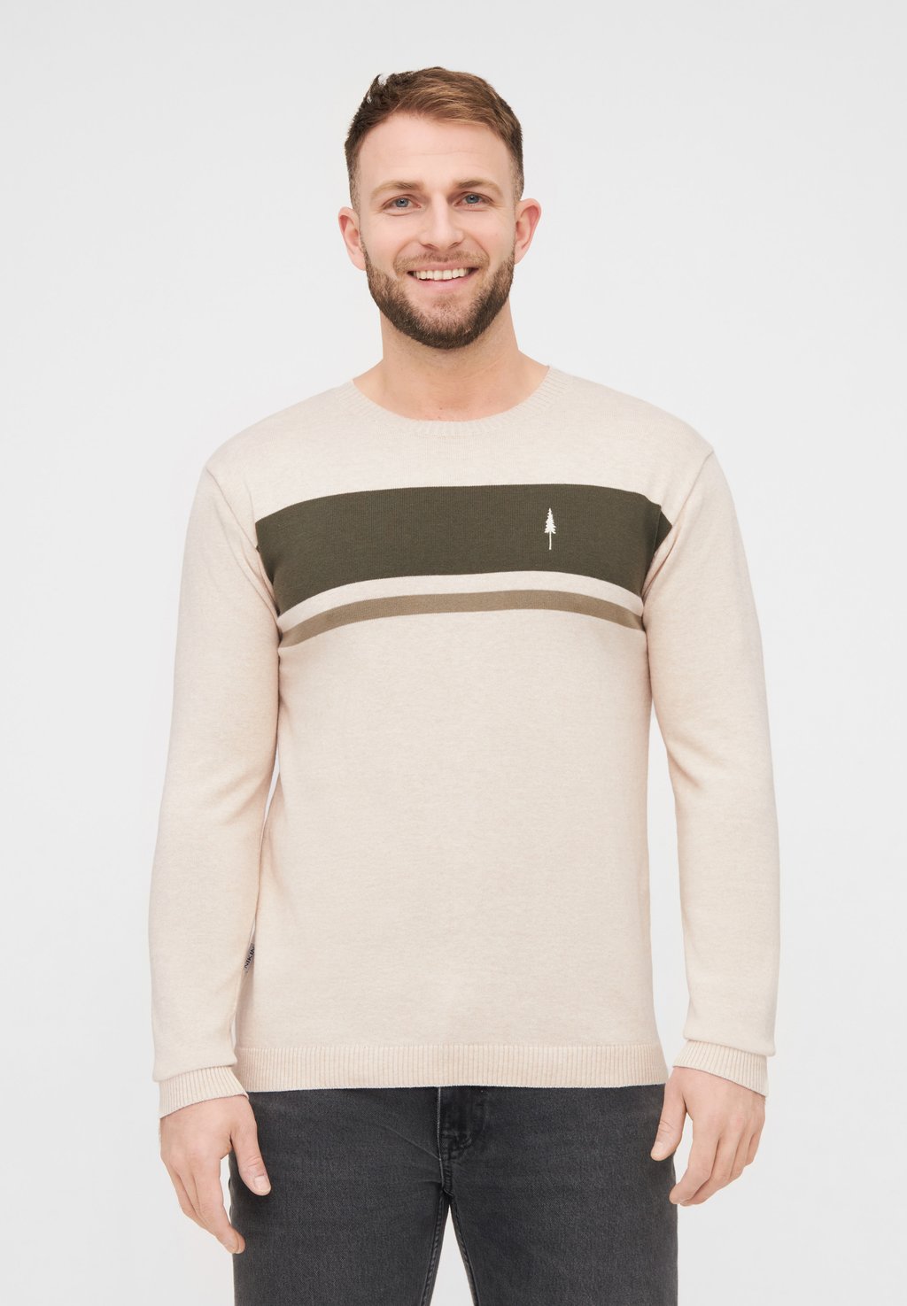 

Джемпер TREE STRIPES NIKIN, бежевый
