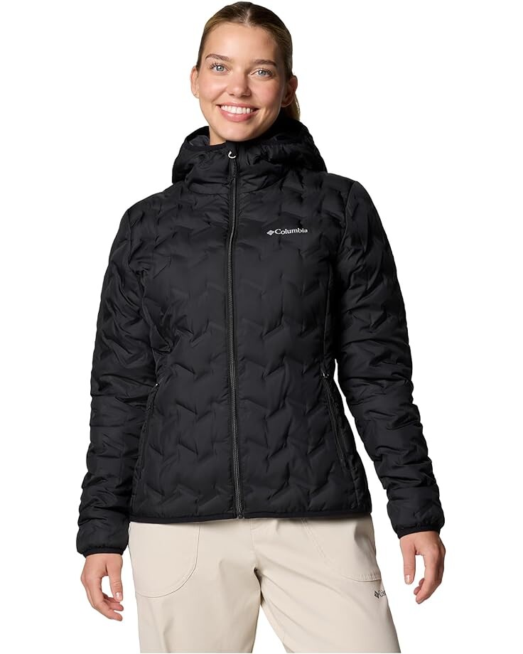 

Куртка Columbia Delta Ridge II Down Hooded Jacket, черный