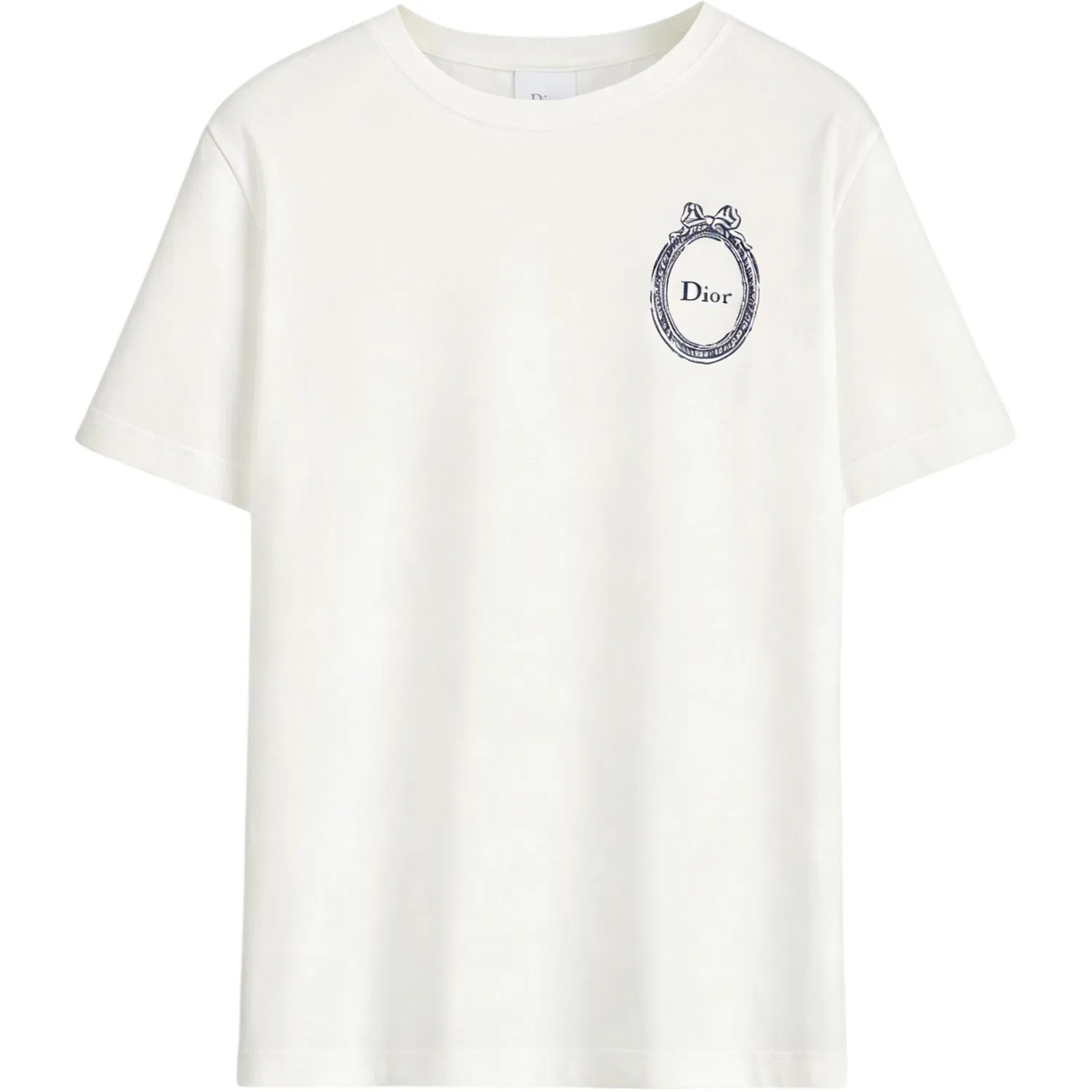 Футболка с коротким рукавом Dior Regular Sleeve White