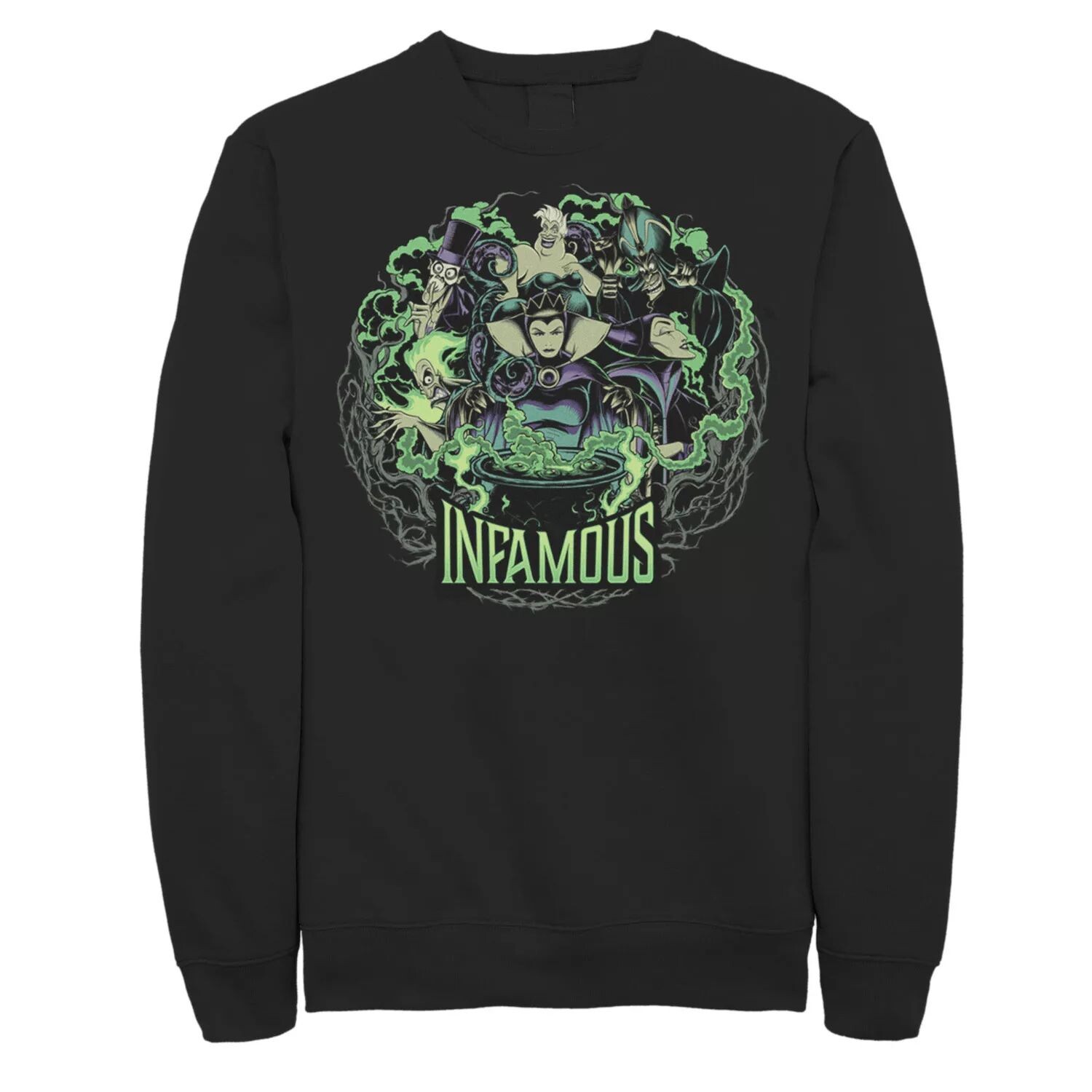 

Мужской свитшот Disney Villains Infamous Evil Group Licensed Character