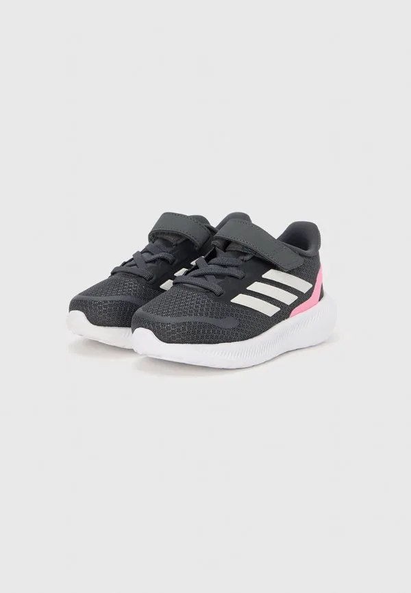 Кроссовки для бега по шоссе runfalcon 5 унисекс Adidas Performance, Grey/Crystal White/Bliss Pink — фото 2