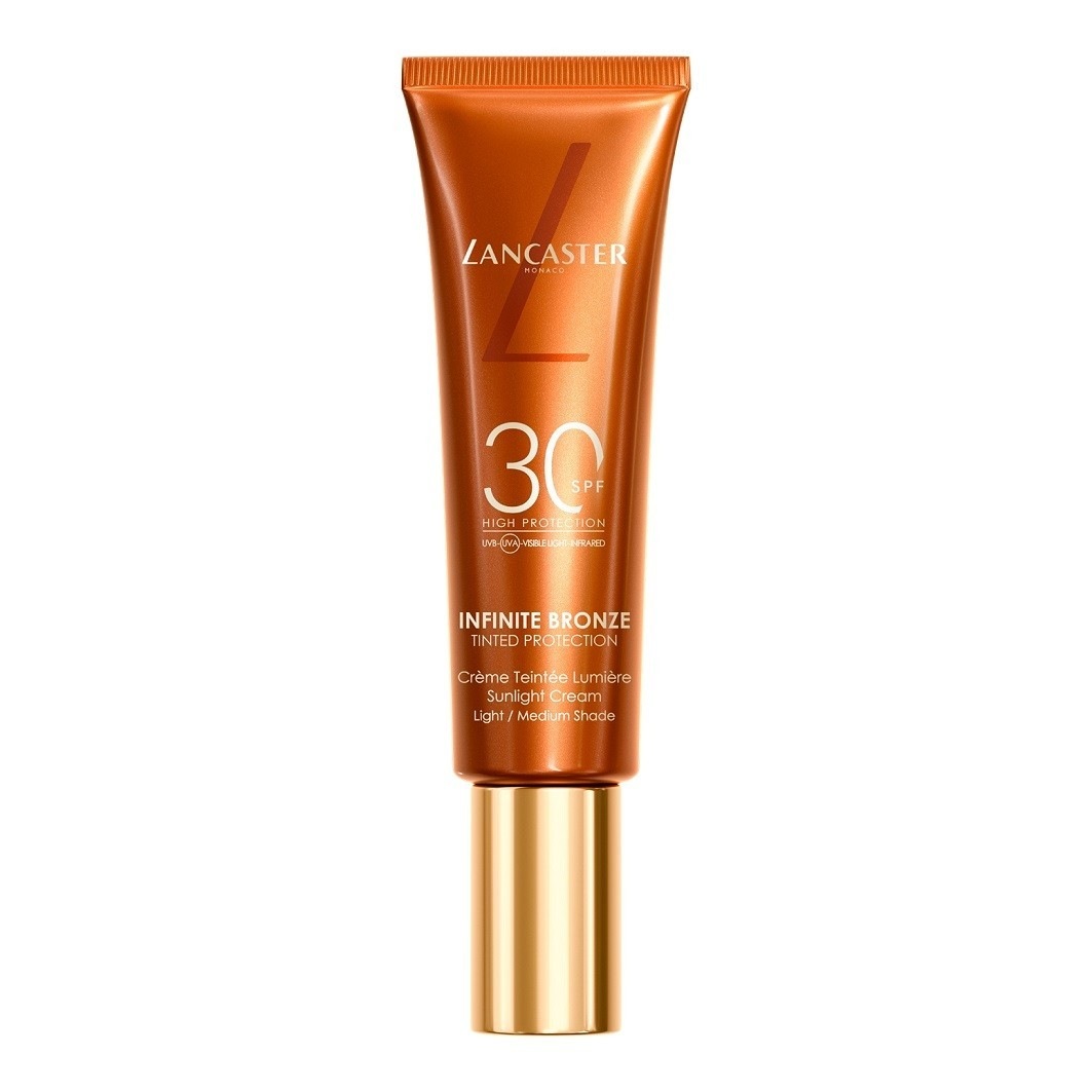 

Тональный крем для лица sun beauty infinite bronze spf 30 Lancaster, light / medium shade, объем 50 мл