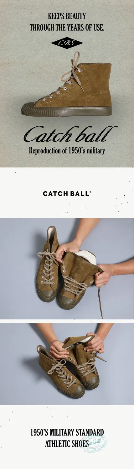 Мужские высокие замшевые кроссовки M-03H цвета кэмел от Catchball — фото 4