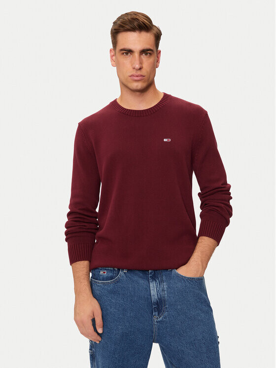 

Облегающий свитер Tommy Jeans, красный