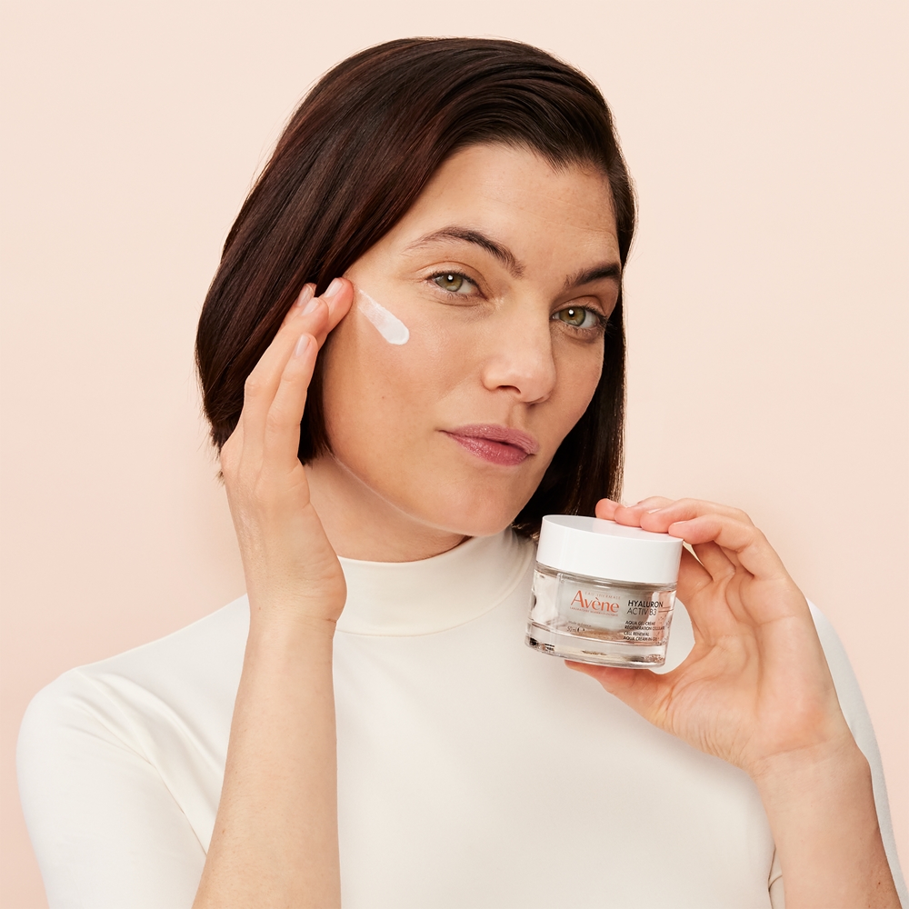 Маска для лица Avene — Hyaluron activ b3 refreshing firming aqua cream-in-gel moisturizing gel cream skin, 50 мл — фото 3