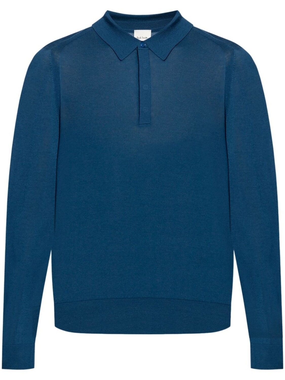 

Paul Smith шерстяная рубашка поло с длинными рукавами, синий