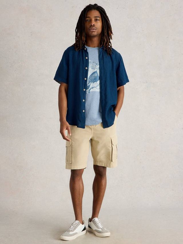 

Рубашка Keswick Linen Regular Fit White Stuff, Dark Navy