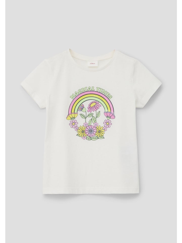 

s.Oliver Футболка цвета 0210_ecru, Бежевый, s.Oliver Футболка цвета 0210_ecru