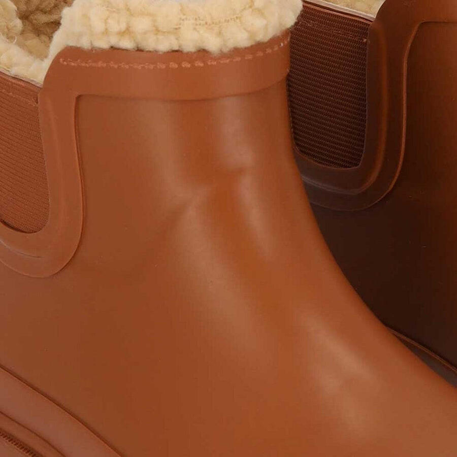 XQ FOOTWEAR Резиновые сапоги Челси для детей — унисекс — подкладка из искусственного меха — 100% резина — фото 3
