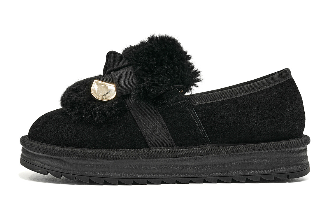 

Туфли женские повседневные Women's Casual Shoes Women's Low-Top Black Eblan