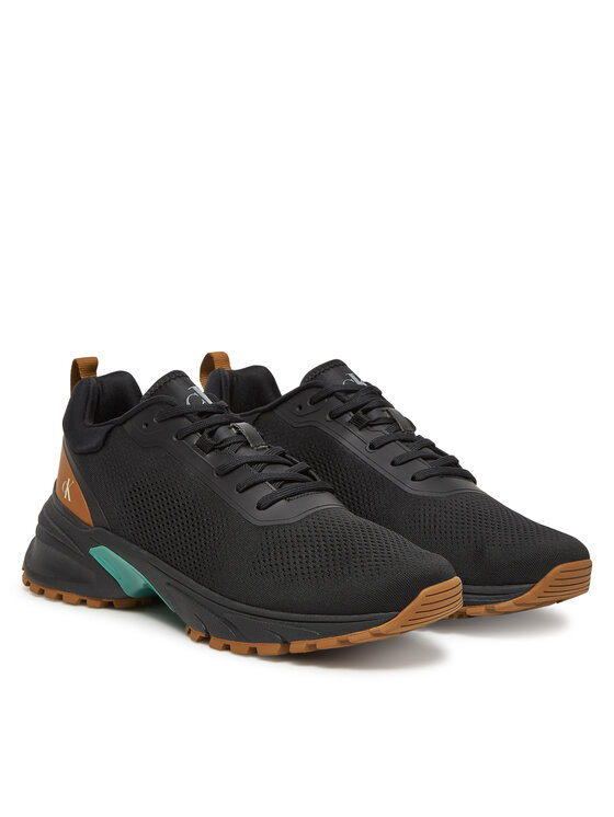 Кроссовки Hike Runner Tech Knit YM0YM01284 Calvin Klein Jeans, черный — фото 2