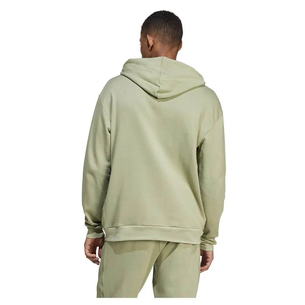 Худи adidas Brand Love French Terry, зеленый — фото 2
