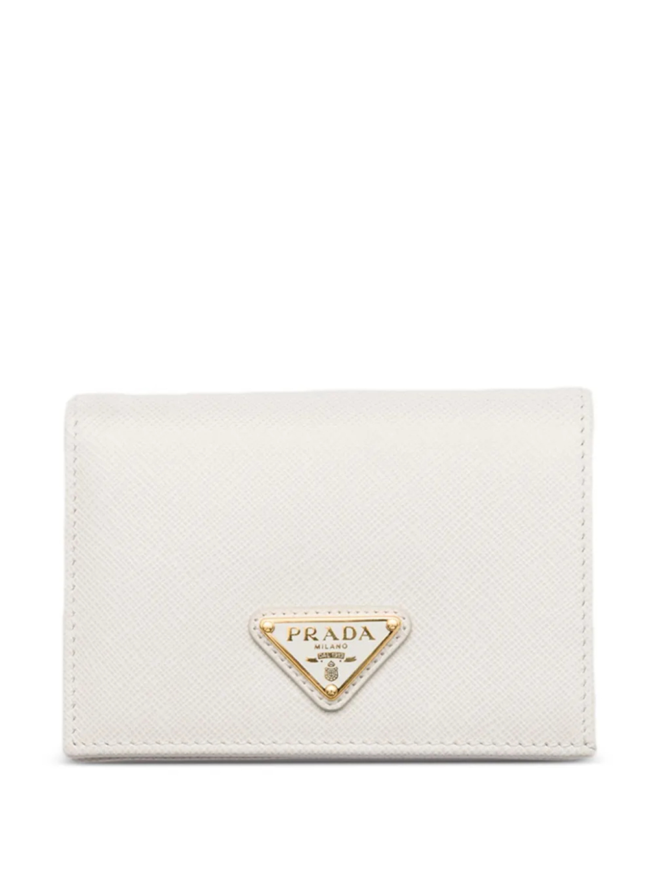 

Prada маленький кошелек из сафьяновой кожи, белый